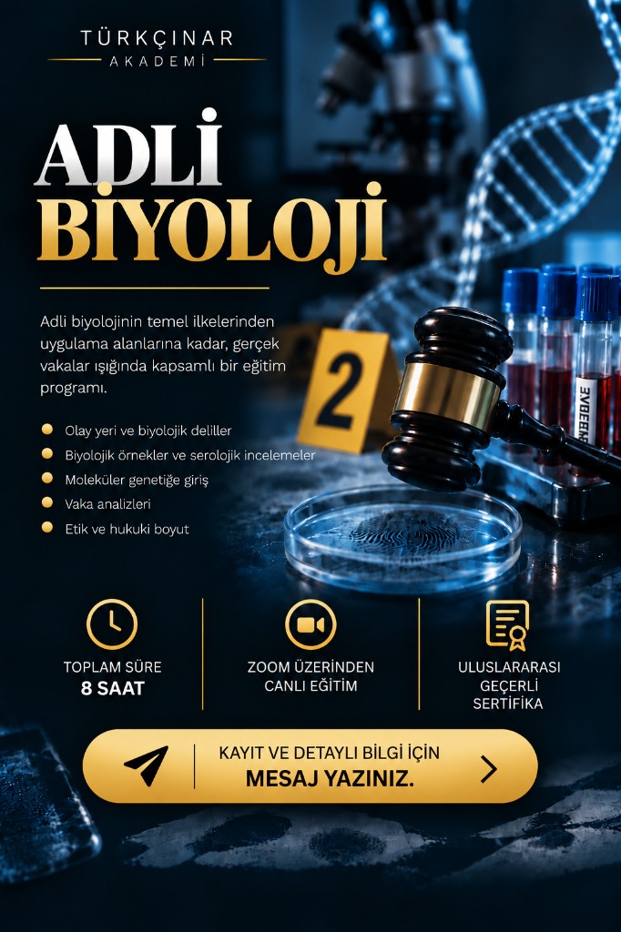 Adli Biyoloji eğitimi