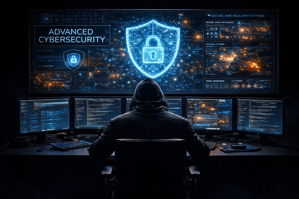 Dijital güvenlik ve sistem dayanıklılığı görseli