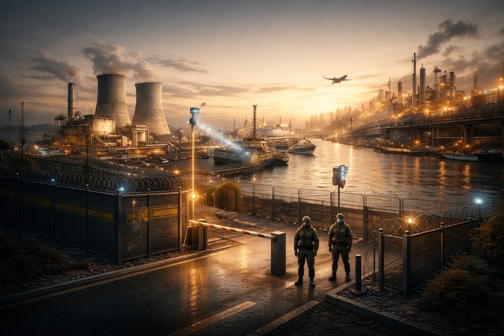 Kritik altyapı ve stratejik tesis koruma görseli